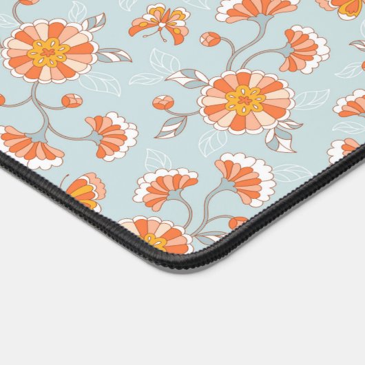 Kute  ventilatorvlinderpatroonpatroon bureaumat (Hoek)