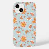 Kute  ventilatorvlinderpatroonpatroon Case-Mate iPhone case (Achterkant)