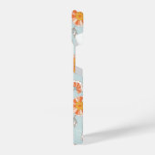 Kute  ventilatorvlinderpatroonpatroon iPhone hoesje (Linkerkant)