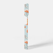 Kute  ventilatorvlinderpatroonpatroon iPhone hoesje (Rechterkant)