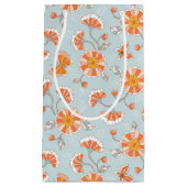 Kute  ventilatorvlinderpatroonpatroon klein cadeauzakje (Voorkant)