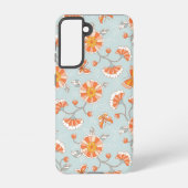 Kute  ventilatorvlinderpatroonpatroon samsung galaxy hoesje (Achterkant)