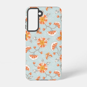 Kute ventilatorvlinderpatroonpatroon samsung galaxy hoesje