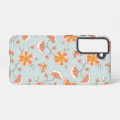 Kute  ventilatorvlinderpatroonpatroon samsung galaxy hoesje (Achterkant horizontaal)