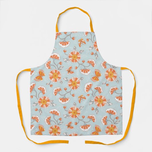 Kute  ventilatorvlinderpatroonpatroon schort (Voorkant)