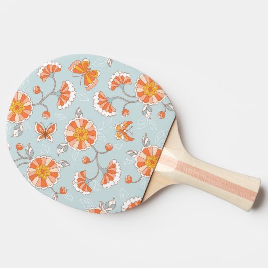 Kute  ventilatorvlinderpatroonpatroon tafeltennisbatje (Zijkant)