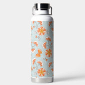 Kute  ventilatorvlinderpatroonpatroon waterfles (Achterkant)