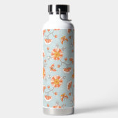 Kute  ventilatorvlinderpatroonpatroon waterfles (Links)