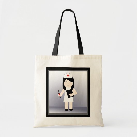 Kute verpleegkundige 3 Budget Canvas tas (Voorkant)