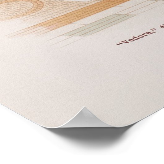 Kute Victoriaans  Bathtub en roze wit Poster