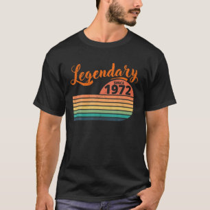 Kute Vintage 70' Gezegden Legendary sinds 1972 50T T-shirt