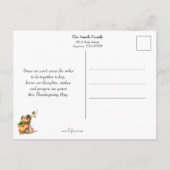 Kute Vintage Kinderschoenen met pompoenen Briefkaart (Achterkant)