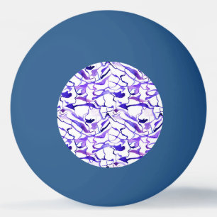 Kute violet waterverf abstract lijnpatroon latent pingpongbal