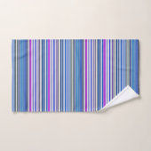 Kute violetblauwe strepen bad handdoek (Handdoek)