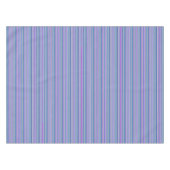 Kute violetblauwe strepen tafelkleed (Voorkant (Horizontaal))