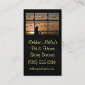 Kute Visitekaartjes voor gezelschapsdieren (Voorkant)