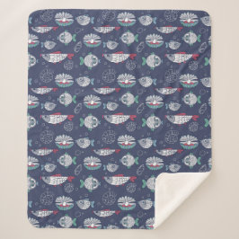 Kute vispatroondekens sherpa deken