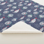 Kute vispatroondekens sherpa deken (3/4)