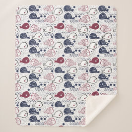 Kute vispatroondekens sherpa deken