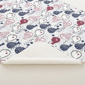 Kute vispatroondekens sherpa deken (3/4)