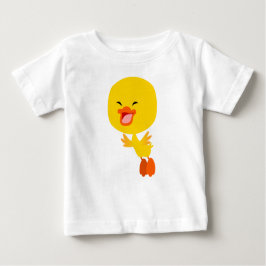 Kute vliegende Cartoon Ducking Baby T-Shirt