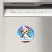 Kute vogel met  neus magneet (Insitu (Vaatwasser))