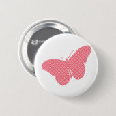 Kute vrouwelijke vlinder ronde button 5,7 cm (Voorkant /achterkant)