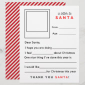 Kute vult de lege brief aan de Kerstman in (Voorkant / Achterkant)