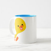 Kute Waling Cartoon Ducking Mok (Voorkant links)