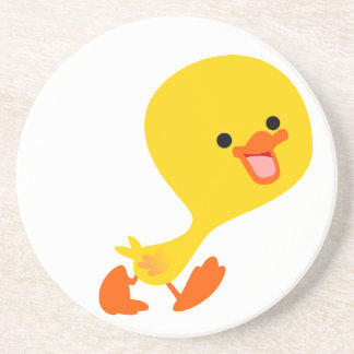 Kute Waling Cartoon Ducking Onderzetter
