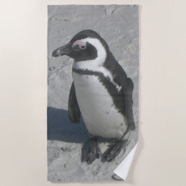 Kute Walking Penguin Beach Towel Strandlaken