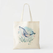 Kute walvissen en koraalsamenstelling 2 canvas tas (Voorkant)