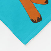 Kute Warm Wishes Reindekerst Fleece Blanket Deken (Hoek)