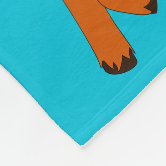 Kute Warm Wishes Reindekerst Fleece Blanket Deken (Hoek)