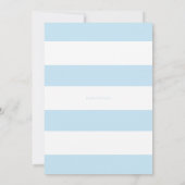 Kute Waterverf Baby Elephant Boy First Birthday Kaart (Achterkant)