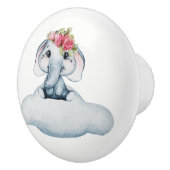 Kute Waterverf Baby Keramische Knop (Rechts)