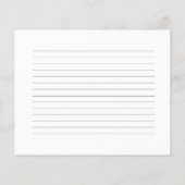 Kute waterverf baking Recipcard (Achterkant)