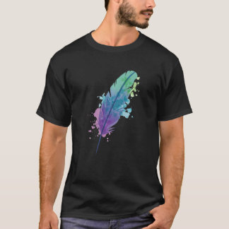 Kute Waterverf doezelaar voor kleurrijke Pop S T-shirt