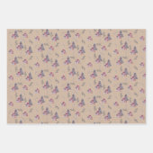 Kute Waterverf kerstboom op Kraft Inpakpapier Vel (Voorkant 2)