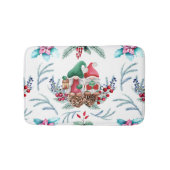 Kute Waterverf kerstgnomen Badmat (Voorkant)