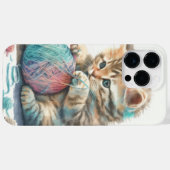 KUTE WATERVERF KITTEN MET BAL VAN GARENS Case-Mate iPhone CASE (Achterkant (horizontaal))