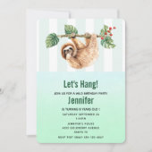 Kute Waterverf op zaterdag Kaart (Voorkant)