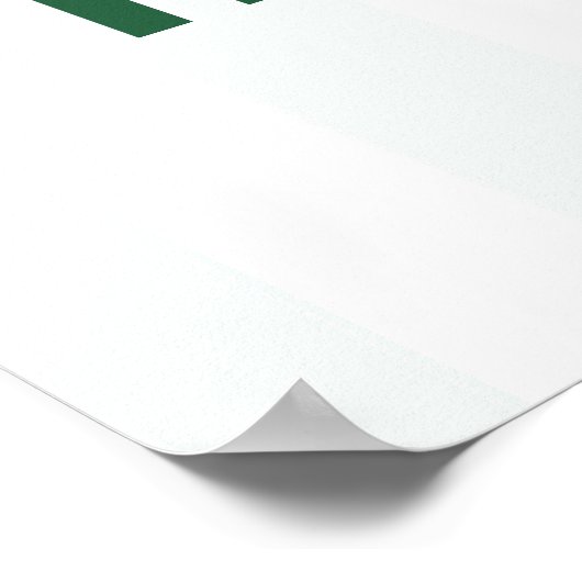 Kute Waterverf op zaterdag Poster (Hoek)