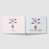 Kute Waterverf Sloth Moeder and Name Baby shower Gastenboek (Volledig)