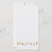 Kute We hebben een nieuwe House Flat Holiday Card (Achterkant)