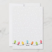 Kute We hebben een nieuwe House Flat Holiday Card Feestdagenkaart (Achterkant)