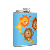 Kute Weightless Cartoon Lions Hip Flask Heupfles (Rechts)