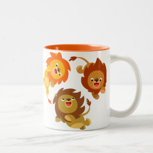 Kute Weightless Cartoon Lions Mok