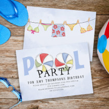 Kute Whimsical Fun Pool Summer Beach Balls