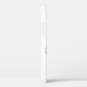 Kute Whimsical Red Ladybug op een witte trap Case-Mate iPhone Case (Achterkant / Rechts)